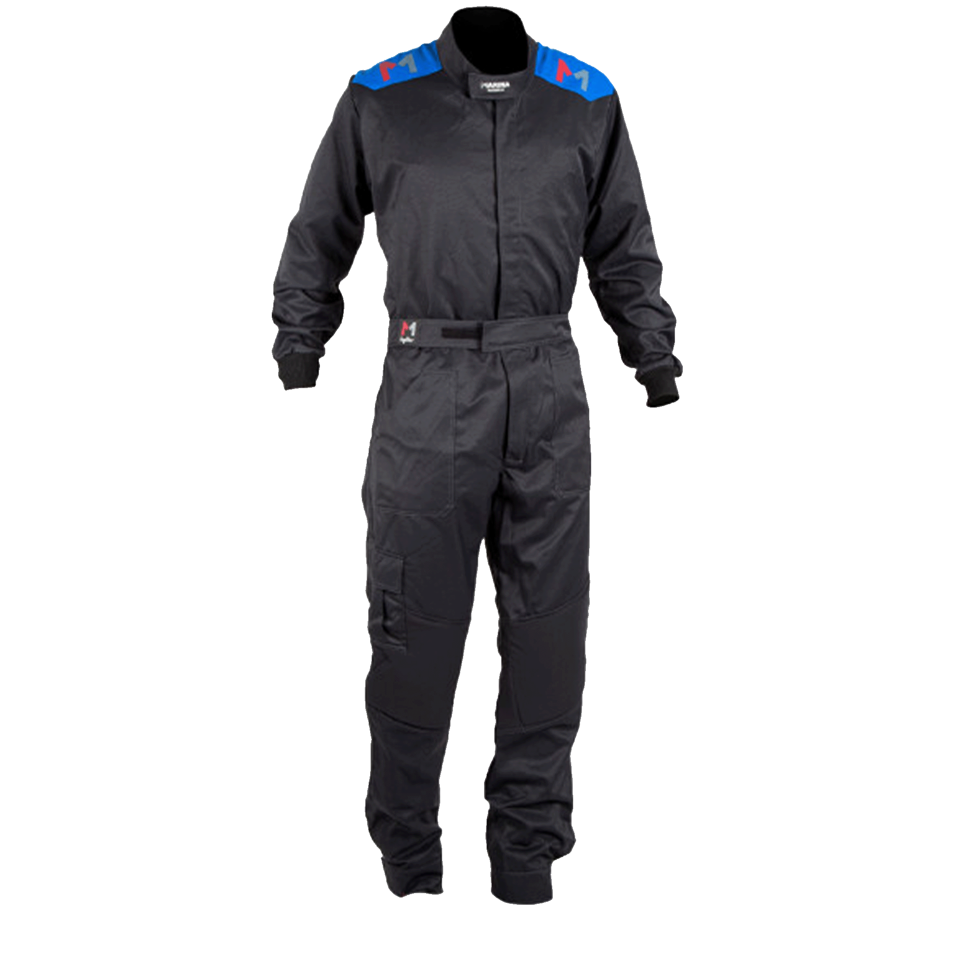 Mechanic Suit Black-Dazzling Blue